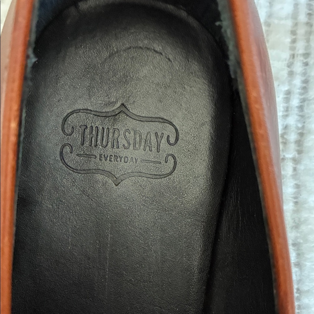 Thursday Boot Company Lincoln Tan Leather Penny Loafers. Men’s 10. - Picture 2 of 10